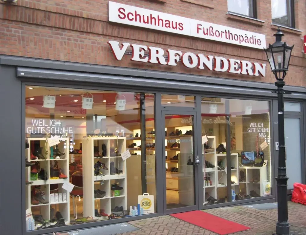 Screenshot von Schuhhaus Verfondern Fußorthopädie GmbH - Orthopädie Schuhtechnik, Schuhfachgeschäfte - in Kleve: Orthopädie Schuhtechnik aus Kleve –...
