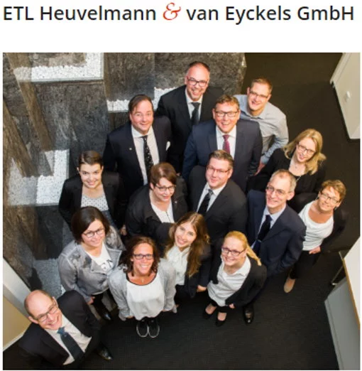Screenshot von ETL Heuvelmann & van Eyckels GmbH - Steuerberater - in Kleve: Steuerberatungsgesellschaft am Niederrhein.